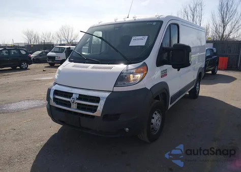 2018 Ram Promaster 1500 Low Roof 136 Wb from USA, damaged, VIN 3C6TRVAG5JE150388